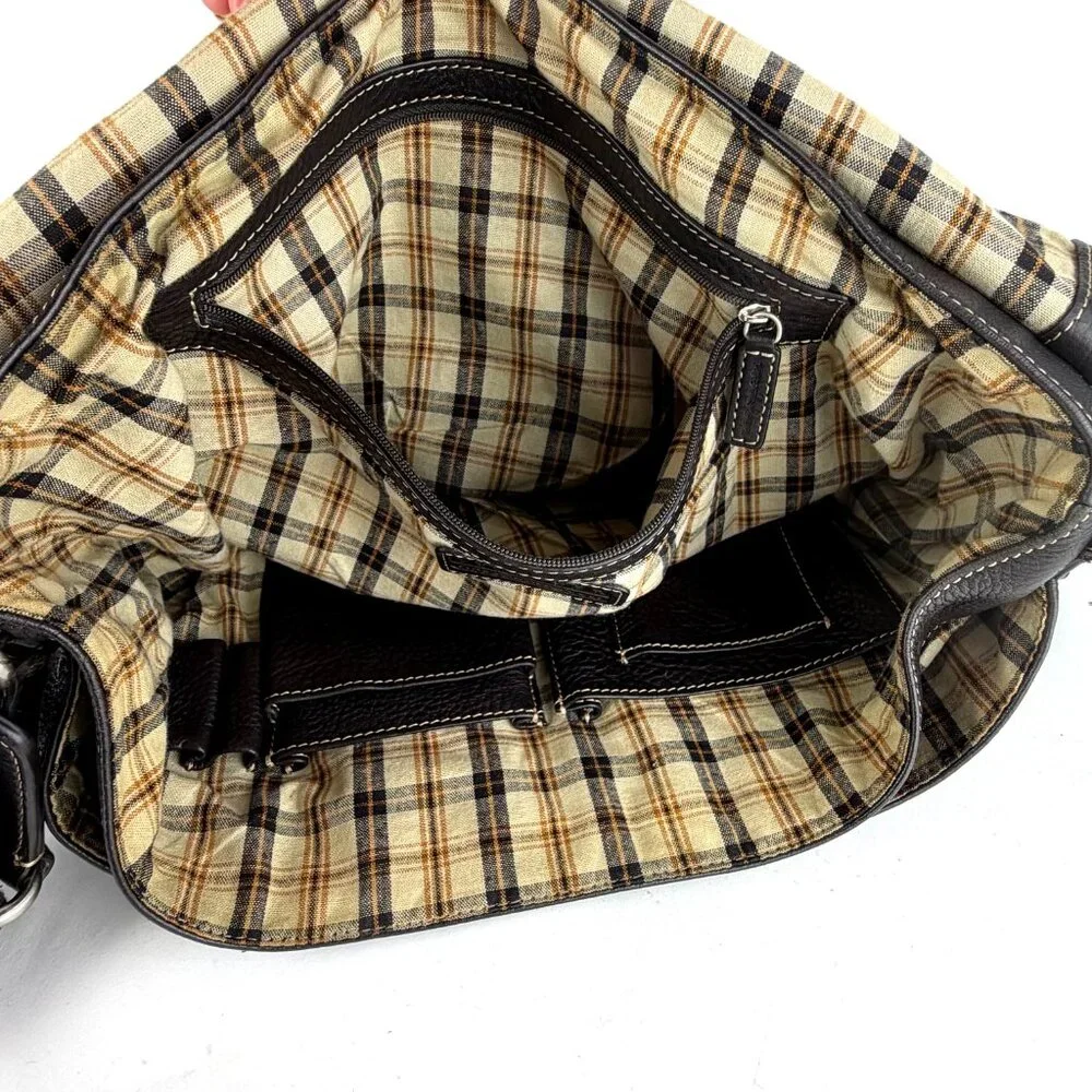 Levenger Fine Leather Messenger Bag 16x13